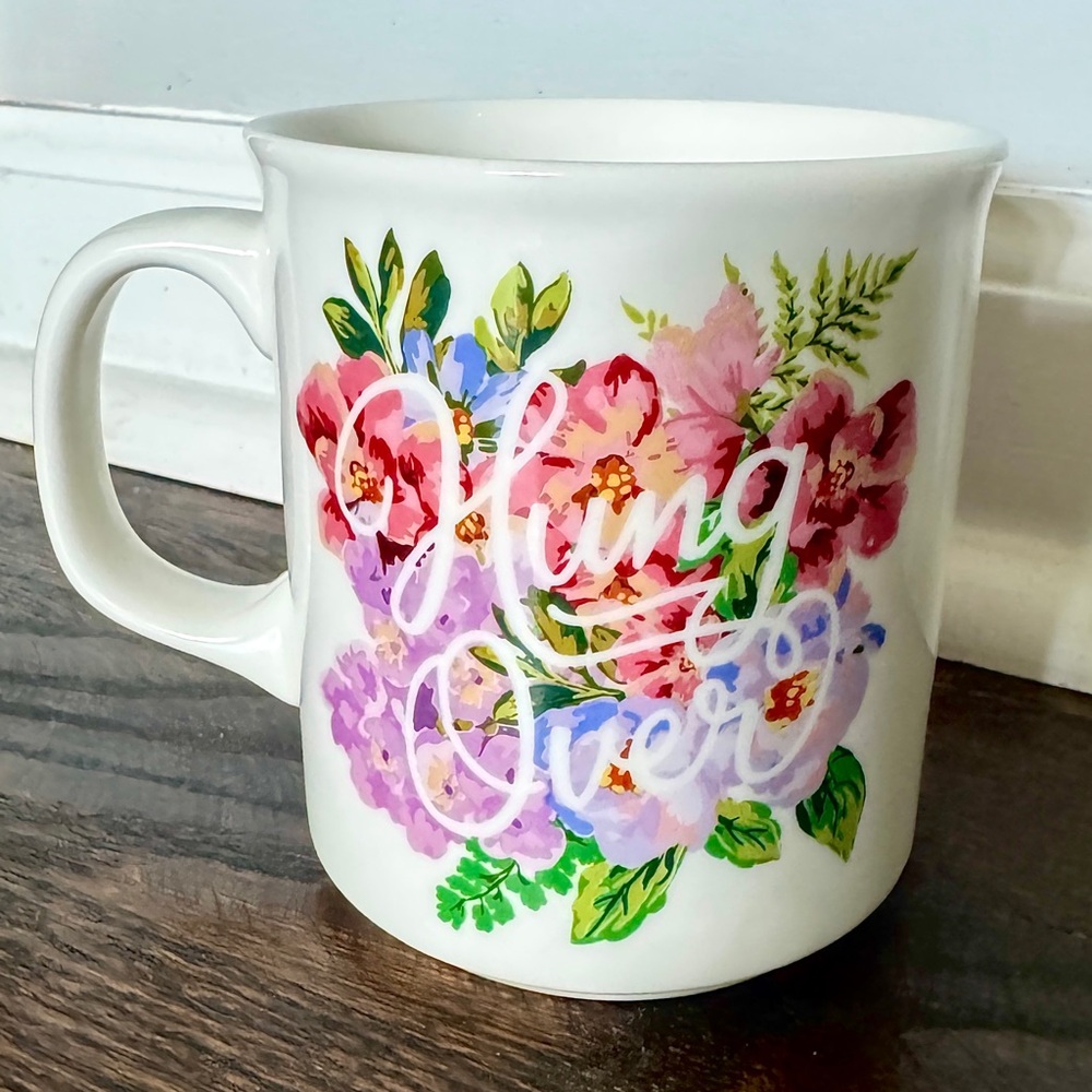 Genuine Fred Floral “Hungover” Mug – Great Used Condition 🌸☕